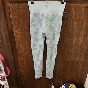 Women's Light Green Camo Leggings